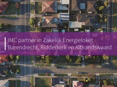 IMC partner in Zakelijk Energieloket Barendrecht, Ridderkerk en Albrandswaard